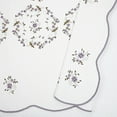 thumbnail image 2 of Modern Heirloom Gwen White/Purple Floral Embroidered Bedspread, King, All Ages, 2 of 7