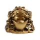 thumbnail image 3 of Figura de sapo de resina que atrae la fortuna y la buena suerte, estatua de riqueza y dinero Feng Shui Bronce, 3 of 9