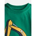 thumbnail image 6 of Wonder Nation Toddler Boys Interactive Graphic Tee with Long Sleeves, Sizes 12M-5T, 6 of 7