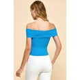 thumbnail image 3 of Off Shoulder Ribbed Top, 3 of 4