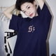 thumbnail image 2 of Blusa de manga corta de estilo coreano para mujer, camiseta moderna de primavera y verano, 2024, 2 of 4