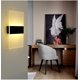 thumbnail image 4 of Aplique LED de pared interior regulable de 2 piezas, 290 mm, color plata cepillada, blanco cálido de 3000 K a 6000 K, 220 V, 4 of 5