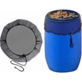 thumbnail image 1 of Couvercle de Baril de Pluie Rond, Filet de Protection Réglable avec Cordon de Serrage, 1 of 5