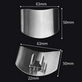 thumbnail image 2 of OUSITAID 8Pcs Finger Guard Finger Protector en Acier Inoxydable Éviter de Blesser Outil de Protection de Coupe de Cuisine Réglable Protecteur de Coupe de Coupe de Doigt Sûr pour Couper Découper, 2 of 9