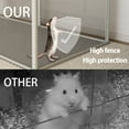 thumbnail image 4 of BingoPaw Clear Acrylic Playpen Guinea Pig Fence Play Pen Box with Waterproof Floor Pad for Rabbit, Hedgehogs, Hamsters, Small Animals, 4 of 13