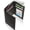 Black Carbonfiber, variant on DHM Men PU Leather Trifold Wallet with ID Window and Card Slots Black