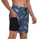 thumbnail image 2 of Fotbe Cartoon Shark Traje de Baño para Hombre – Shorts de Natación de Secado Rápido con Forro y Bolsillos-3X-Large, 2 of 6