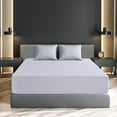 thumbnail image 1 of Lux Decor Collection 16" Deep Pocket Microfiber Full Fitted Bed Sheet (Full, White), 1 of 5