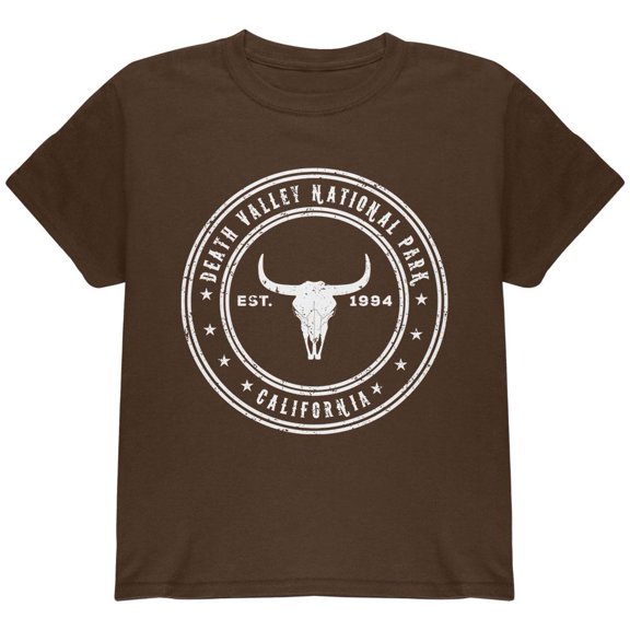 Death Valley National Park Youth T Shirt Brown YMD