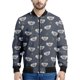 thumbnail image 4 of Chaqueta con cremallera y estampado 3D de animales de dibujos animados para hombre, chaqueta informal de calle con cremallera, sudadera estilo aviador para primavera y otoño, 4 of 5