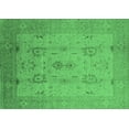 thumbnail image 1 of Ahgly Company Indoor Rectangle Oriental Emerald Green Industrial Area Rugs, 5' x 7', 1 of 4
