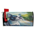 thumbnail image 2 of WOBOGO Lovely Boston Terrier Mailbox Cover Magnetic for Garden Yard Home Decor Standard Size 20.7×18.03in, 2 of 9
