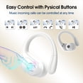 thumbnail image 7 of Wireless Earbuds 75 Hours Bluetooth 5.4 Headphones Sport, 2025 Bluetooth Earbuds Stereo Deep Bass Earbuds with Ear Hook, ENC Noise Cancelling Microphone, IPX7 Waterproof Earphones Helen's Store, 7 of 7