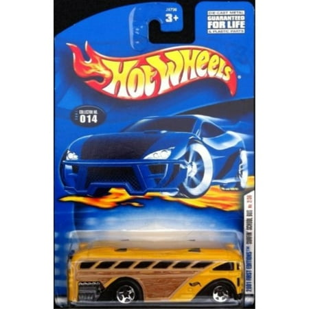 - 2001 First Editions #2 Surfin' School Bus #2001-14 Collectible Collector Car Mattel Hot Wheels