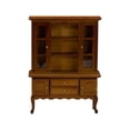 thumbnail image 2 of Gabinete de librería en miniatura a escala 1:12, modelo pequeño de escena de vida de simulación, estantería de madera para muebles de casa de muñecas Nuez perfke Estantería en miniatura, 2 of 9