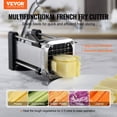 thumbnail image 2 of French Fry Cutter Stainless Steel Potato Vegetable Slicer Chopper w/ Blade, 2 of 9
