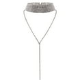 thumbnail image 2 of AYYUFE Multilayer Full Rhinestone Pendant Necklace Thick Women Statement, 2 of 8