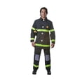 thumbnail image 1 of Costume Dress Up America, bombero adulto, negro, talla L, 1 of 5