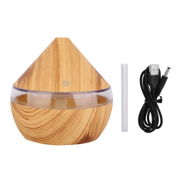 Mini humidificador USB portátil, purificador de aire, coche, dormitorio, oficina (color claro)