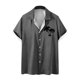 thumbnail image 1 of Camisas de Manga Larga para Hombres Blusa Cómoda de Cuello de Impresión, Camisa Casual de Poliéster para Uso Diario, de Fiesta Y de Primavera de Verano, 1 of 4