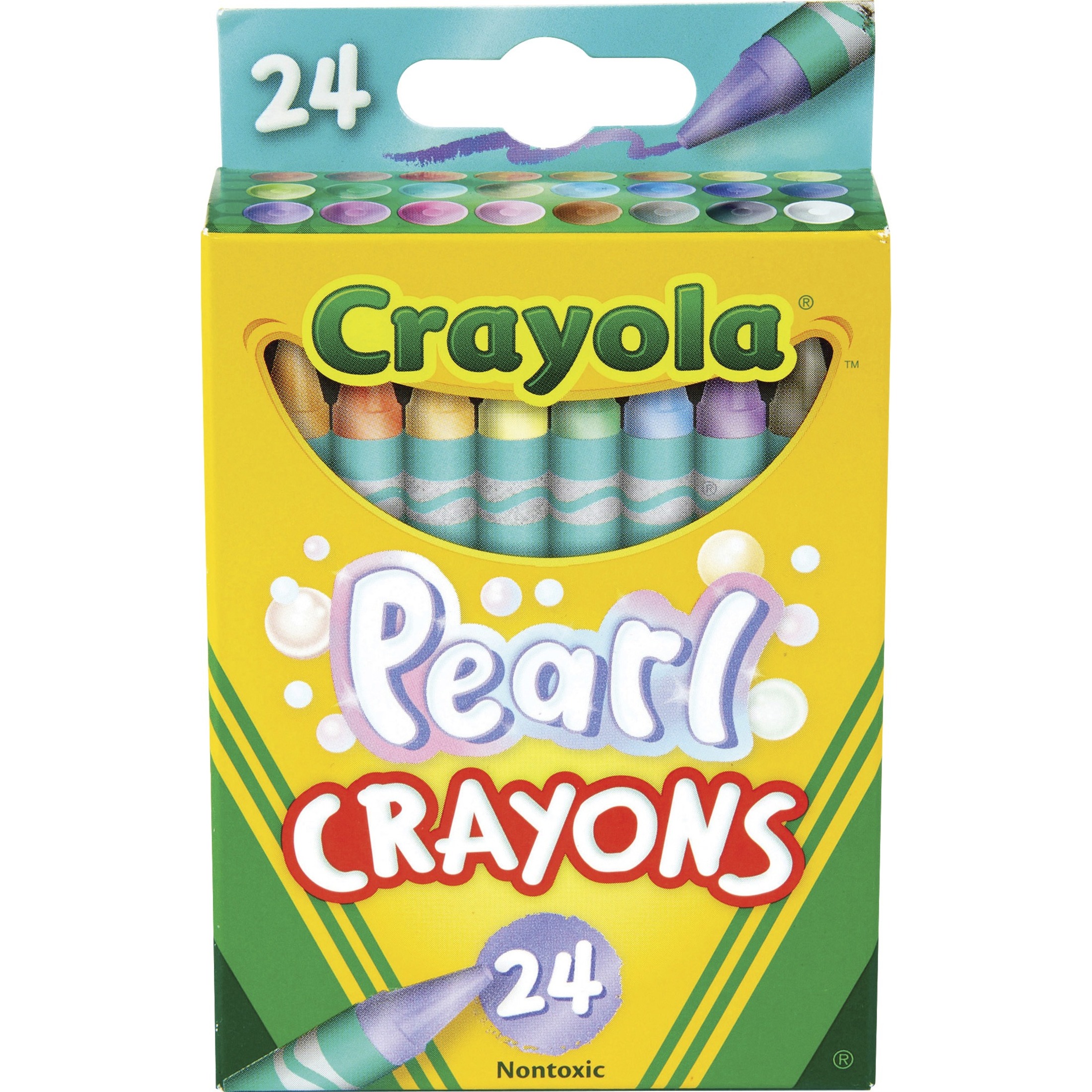 Crayola, CYO523409, Pearl Crayons, 24 / Pack, Multi - image 2 of 2
