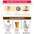 thumbnail image 4 of Labymos Coffee Mug Warmer US Powered Mini Electric Beverage Plate Desk Cup Warmer for Office, 4 of 8