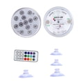 thumbnail image 1 of fashionhome RGB LED Aquarium Light Fishtank Underwater Decorating Lamp Submersible Swimming Pool Remote Control Light, 2pcs, 7cm, 1 of 8