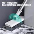 thumbnail image 4 of Dmlowu Broom with Dustpan Combo Set 12x35" Collapsible Broom and Dustpan Set Household Broom and Dustpan for Cleaning Floor Kitchen Office Indoor Outdoor, with Stainless Steel Long Handle, 4 of 10
