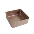 thumbnail image 3 of Rectangular Baking Pan Rectangle Bread Pan Loaf Tin Roasting Smooth Surface Heavy Duty Rounded Corner Edge Portable Carbon Steel Cake Tray 8 inch, 3 of 8