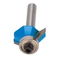 thumbnail image 3 of Router Bit Tool, Router Bit, Router Bit Cutting Router Bit 45 Degree 1/4in Round Shank Chamfer Tool with Top Bearing for Woodworking, Trim, Drillbits, 3 of 7