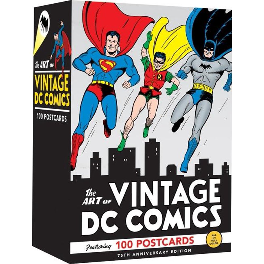 The Art of Vintage DC Comics 100 Postcards Book Art Postcards