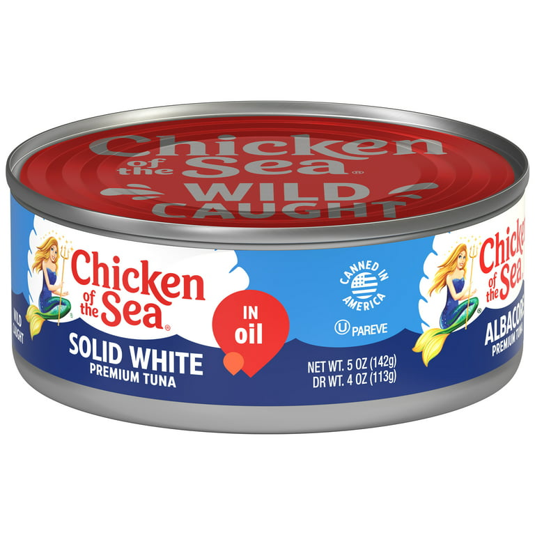 Chicken of the Sea Solid White Albacore Tuna in Oil, 5 oz 