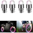thumbnail image 1 of Piezas de luces para bicicleta, motocicleta, neumático de coche, tapa de válvula de aire de aluminio, lámpara decorativa para rueda, luz LED de señal de giro colorida, 1 of 4