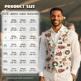 thumbnail image 7 of Yuyamidu Santa Claus Men's Suit Vest Size 4XL Reindeer V Neck Business Dress Vests Christmas Formal Wedding Waistcoat Slim Fit, 7 of 7