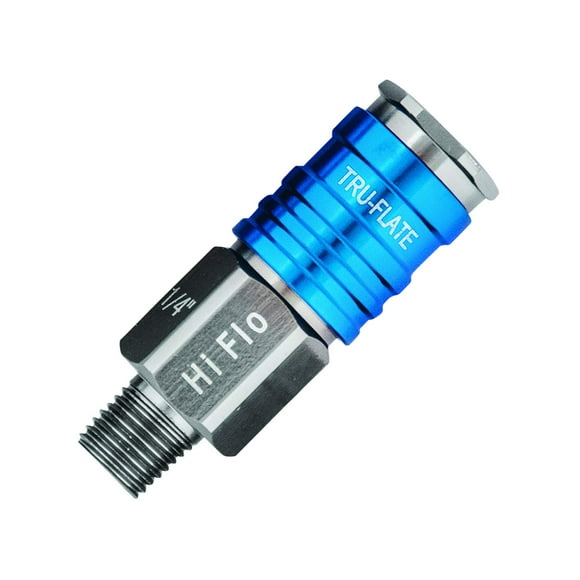 Acoplador Hi Flo Tru-Flate 13-925 1/4" de aluminio MNPT