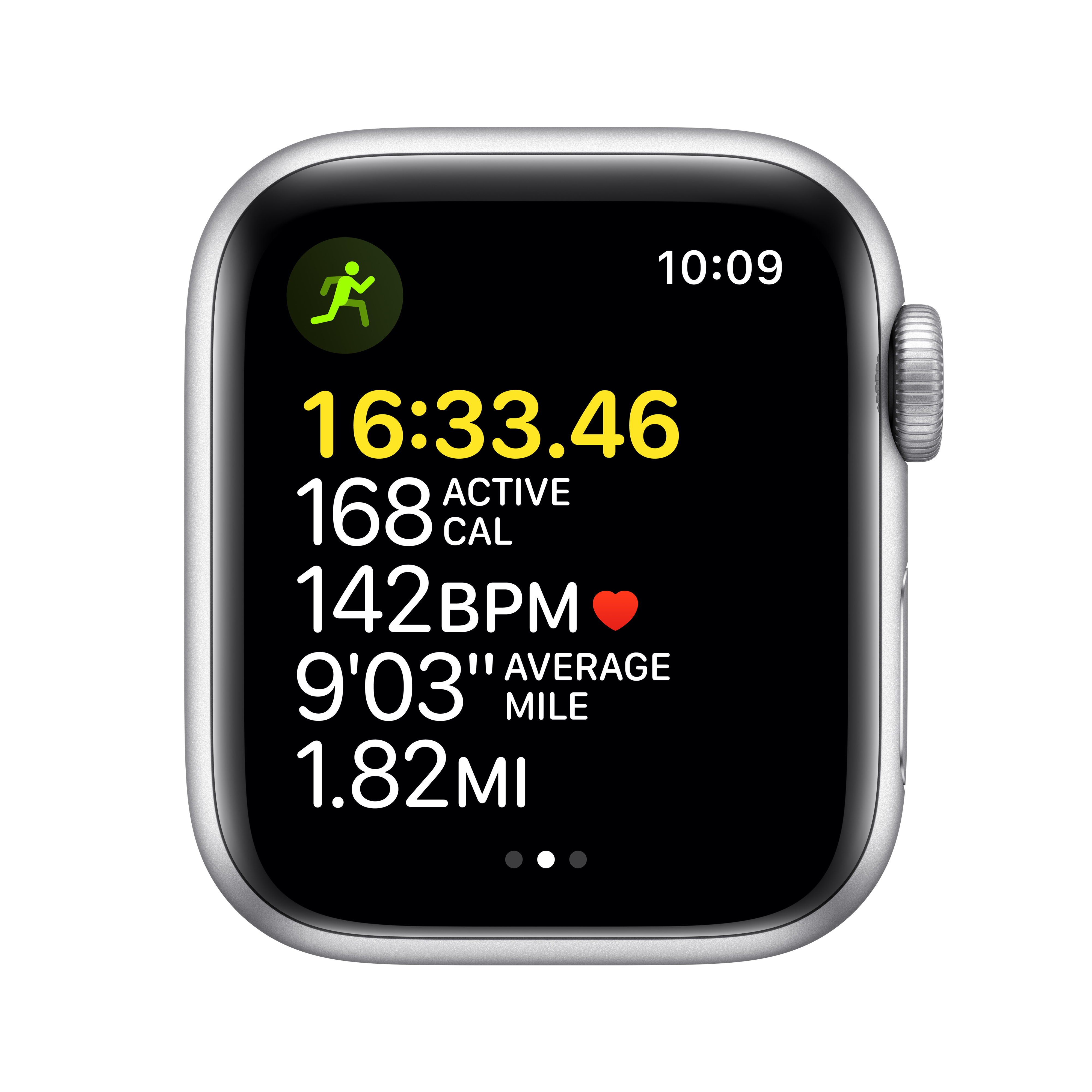 Apple Watch SE (1st Gen) GPS, 40mm Silver Aluminum Case with Abyss Blue Sport Band - Regular - image 3 of 9