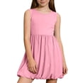 thumbnail image 2 of Vestido de Manga Larga una Línea para las Mujeres Elástico Twirly Patinador Escuela Vestido de Recital para la Niña Vestido de Manga Larga, 2 of 6