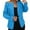 Blue, variant on Women’s Classic Single Button Blazer – Professional Long Sleeve Work Jacket, Tailored Fit, Lightweight Office Suit Coat