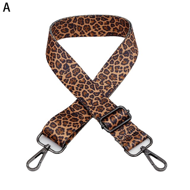 POINTERTECK Bag Shoulder Strap Decorative Adjustable Convenient Leopard Print Women Crossbody Bag Handbag Belt