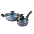thumbnail image 2 of Batería de Cocina Cinsa Aluminio de 11 Piezas Granitte Azul, 2 of 5