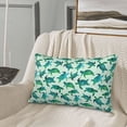 thumbnail image 5 of Pofeuu Green Sea Turtle Print Polyester Microfiber Plush Pillowcases, Super Soft and Cozy Pillow Case Covers with Envelop Closure（Pillow core not included）-14"x20", 5 of 6