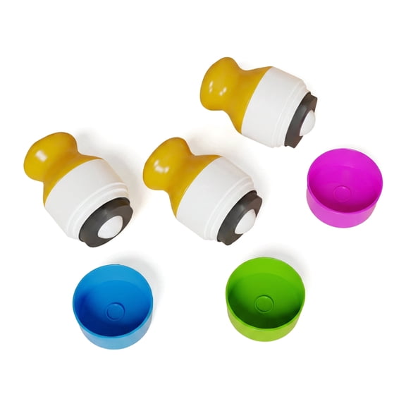 Portable Sunscreen Applicator Suncream & Lotion Sponge Roller Travel Dispenser Bottle, Pink