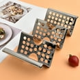 thumbnail image 3 of W-type Stainless Steel Mexican Pancake Rack 430 Stainless Steel Corn Roll Rack, 3 of 7
