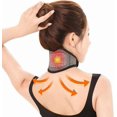 thumbnail image 2 of Heated Neck Support Brace Neck Heating Pad Wrap for Pain Relief Magnetic Therapy Neck Strap Adjustable Neck Support Neck Warmer Neck Protector for Neck Arthritis Migraine Headaches Neck Relax Unisex, 2 of 9