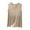 Beige, variant on Ohufall Women's Tank Tops Fashion Solid Color Loose V-neck Sleeveless Shirts Summer Casual Ruffled Hem Sleeveless Tops