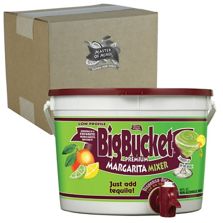 Master of Mixes Margarita Mix, Ready to Use, 96 oz Low-Profile BigBucket, Individually Boxed