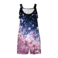 thumbnail image 6 of Hyknon Rompers for Women Summer Fashion Suspender Sleeveless Jumpsuits with Pockets Casual Floral Printed Loose Fit Comfortable Jumpsuits Shorts, 6 of 6