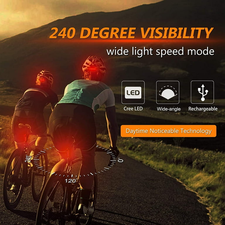 Pack Luz bicicleta delantera y trasera Lite 120/20 lúmenes