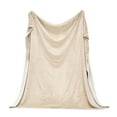 thumbnail image 5 of Ridge & Cove Plush Sherpa Reversible Throw Blanket (King, Tan), 5 of 6