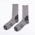 thumbnail image 2 of Gray Socks Men's Socks Wicking Sweat Breathable Casual Sports Mid Tube Socks, 2 of 3